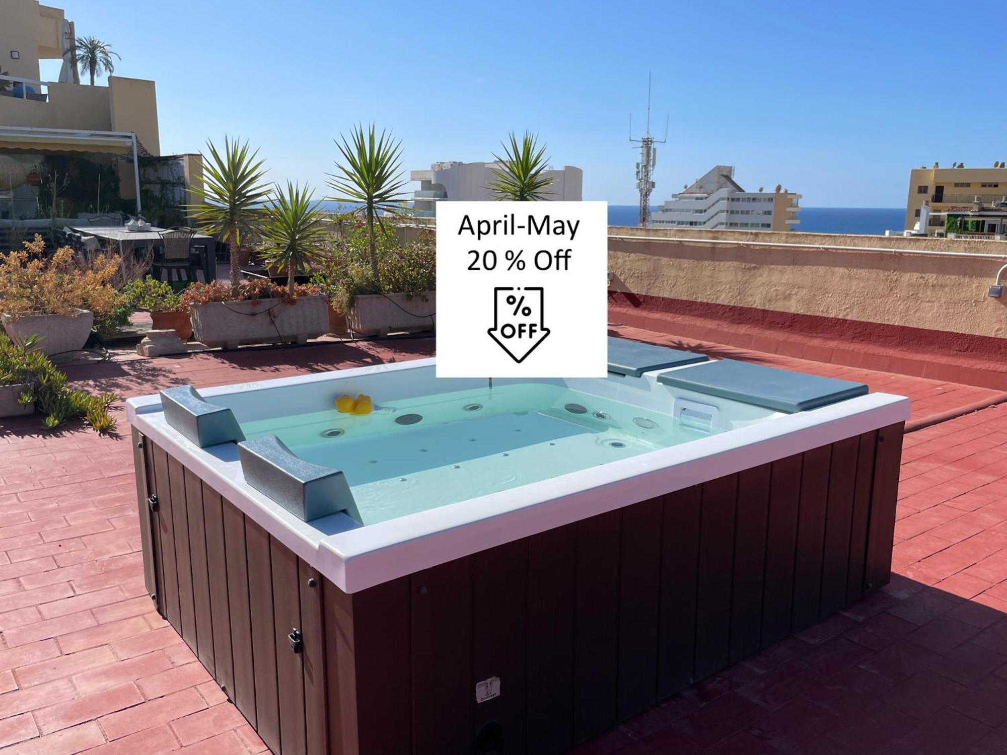 550 M2 Luxury Penthouse - Jacuzzi, Golf & Beach Benalmádena Exterior photo